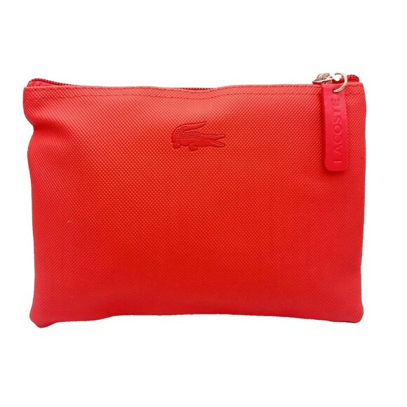 Lacoste Amenity Kit For Turkish Airline Complete Travel Pouch orange Unopened - Picture 1 of 6